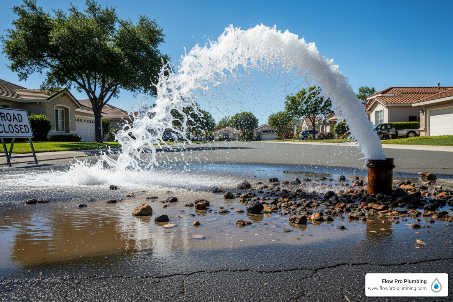 Emergency response steps for burst pipe: 1. Shut off main water valve immediately 2. Turn off electrical power near leak 3. Call licensed emergency plumber 4. Drain remaining water from faucets 5. Document damage with photos 6. Move valuables to safety - burst water pipe in oakley, ca Emergency response steps for burst pipe: 1. Shut off main water valve immediately 2. Turn off electrical power near leak 3. Call licensed emergency plumber 4. Drain remaining water from faucets 5. Document damage with photos 6. Move valuables to safety - burst water pipe in oakley, ca