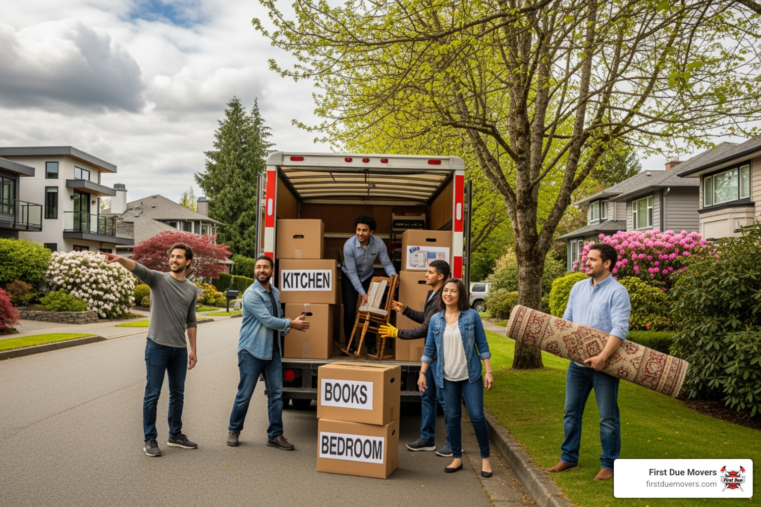 Infographic showing the 4 pillars of affordable moving in Bellevue: Value (professional service at fair prices), Efficiency (trained movers work faster and safer), Reliability (licensed, insured, and accountable), and Transparency (clear quotes with no hidden fees) - affordable local moves in bellevue, wa