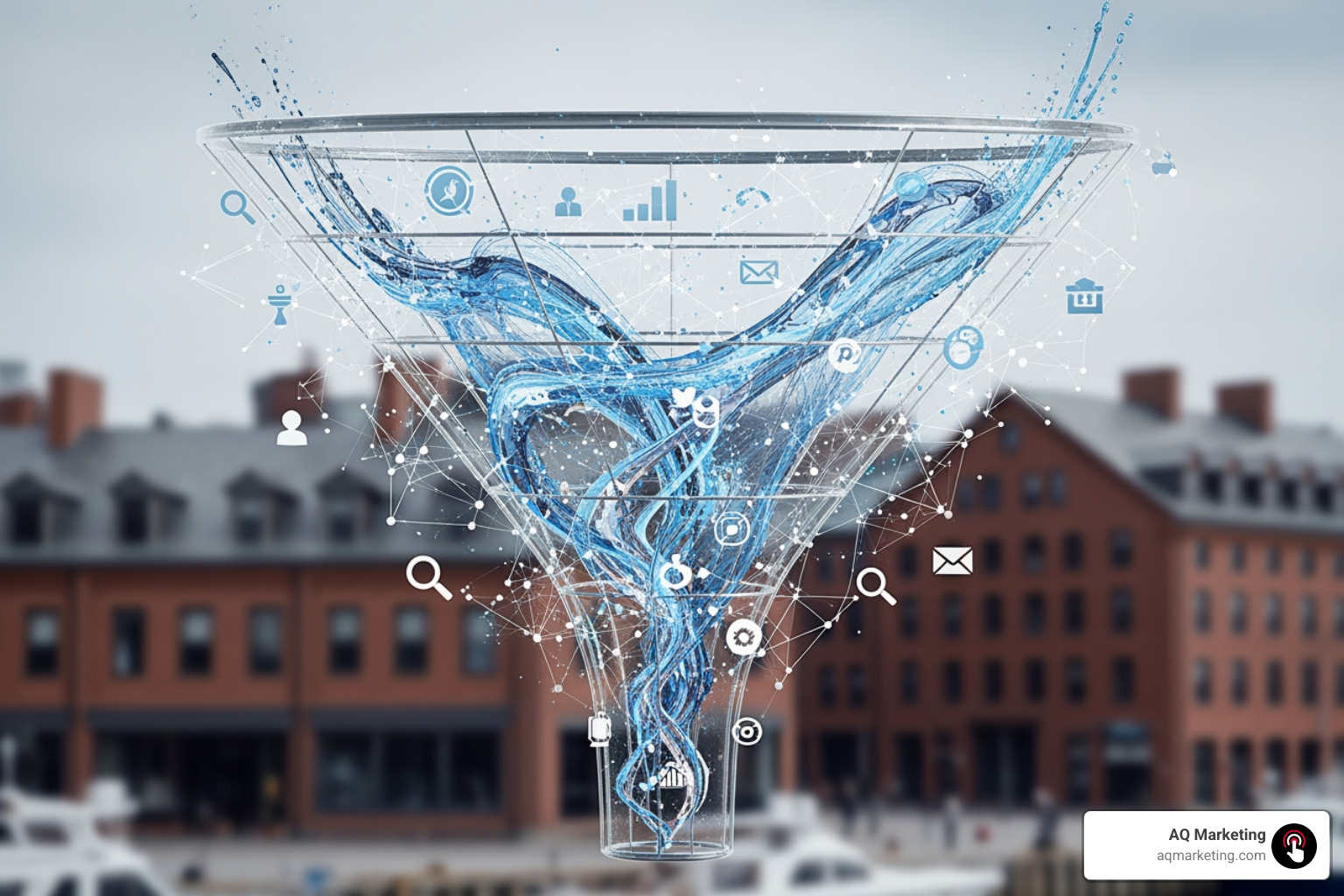 Digital marketing funnel showing stages from awareness (social media, content) to consideration (SEO, email) to conversion (PPC, landing pages) and retention (CRM, loyalty programs) - digital marketing companies for startups Digital marketing funnel showing stages from awareness (social media, content) to consideration (SEO, email) to conversion (PPC, landing pages) and retention (CRM, loyalty programs) - digital marketing companies for startups