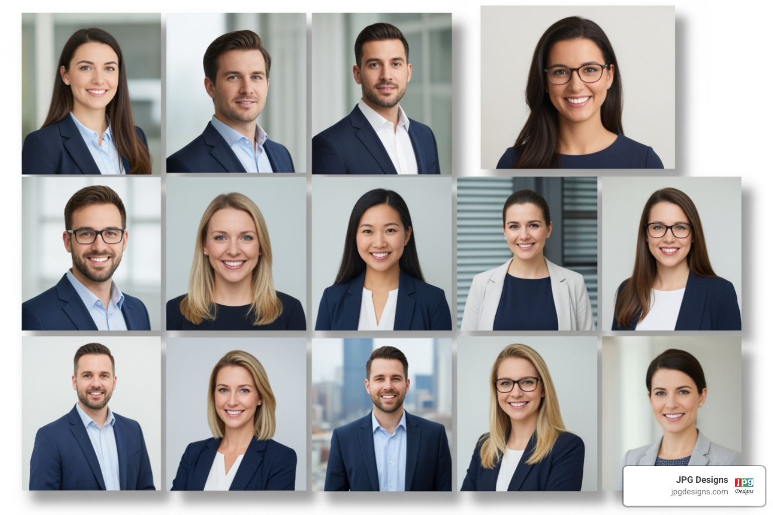 collage featuring headshots of diverse digital marketing experts - digital marketing expert
