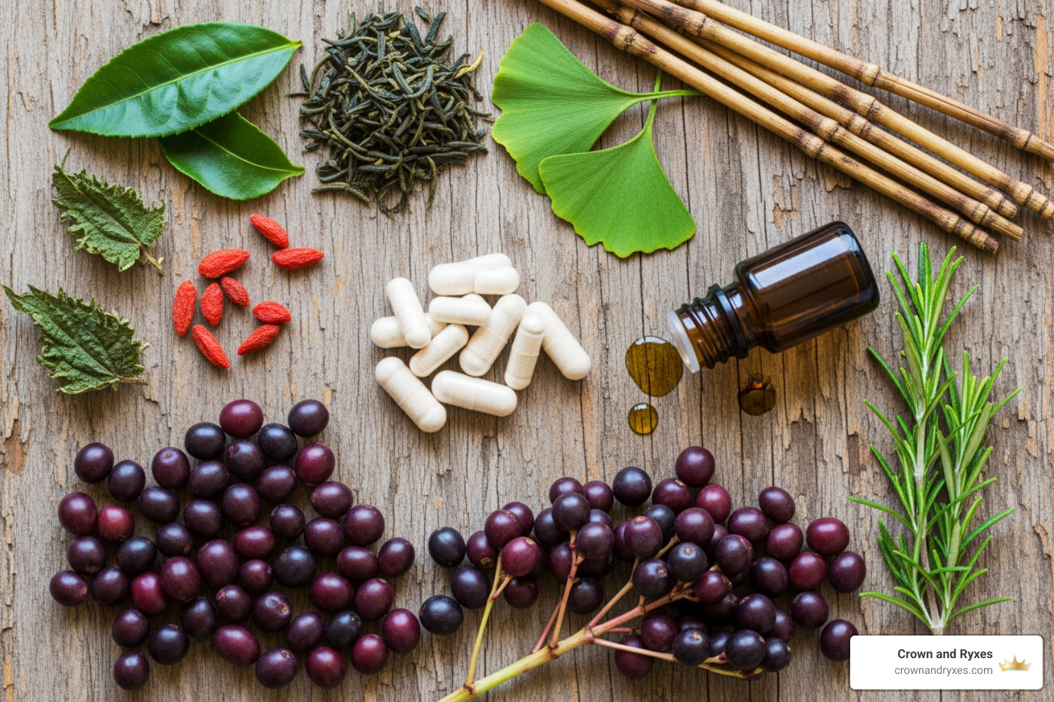 various natural ingredients like saw palmetto berries and biotin capsules - male hair growth pills