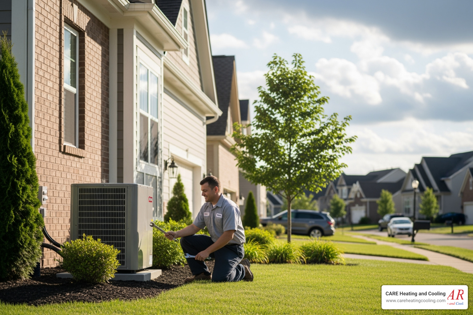 Infographic showing heat pump operation in both heating and cooling modes, with arrows indicating heat transfer from outdoor air to indoor space in winter, and reverse flow in summer, plus key benefits listed: dual functionality, energy efficiency, lower utility bills, and reduced carbon footprint - affordable heat pump installation in dublin, oh Infographic showing heat pump operation in both heating and cooling modes, with arrows indicating heat transfer from outdoor air to indoor space in winter, and reverse flow in summer, plus key benefits listed: dual functionality, energy efficiency, lower utility bills, and reduced carbon footprint - affordable heat pump installation in dublin, oh