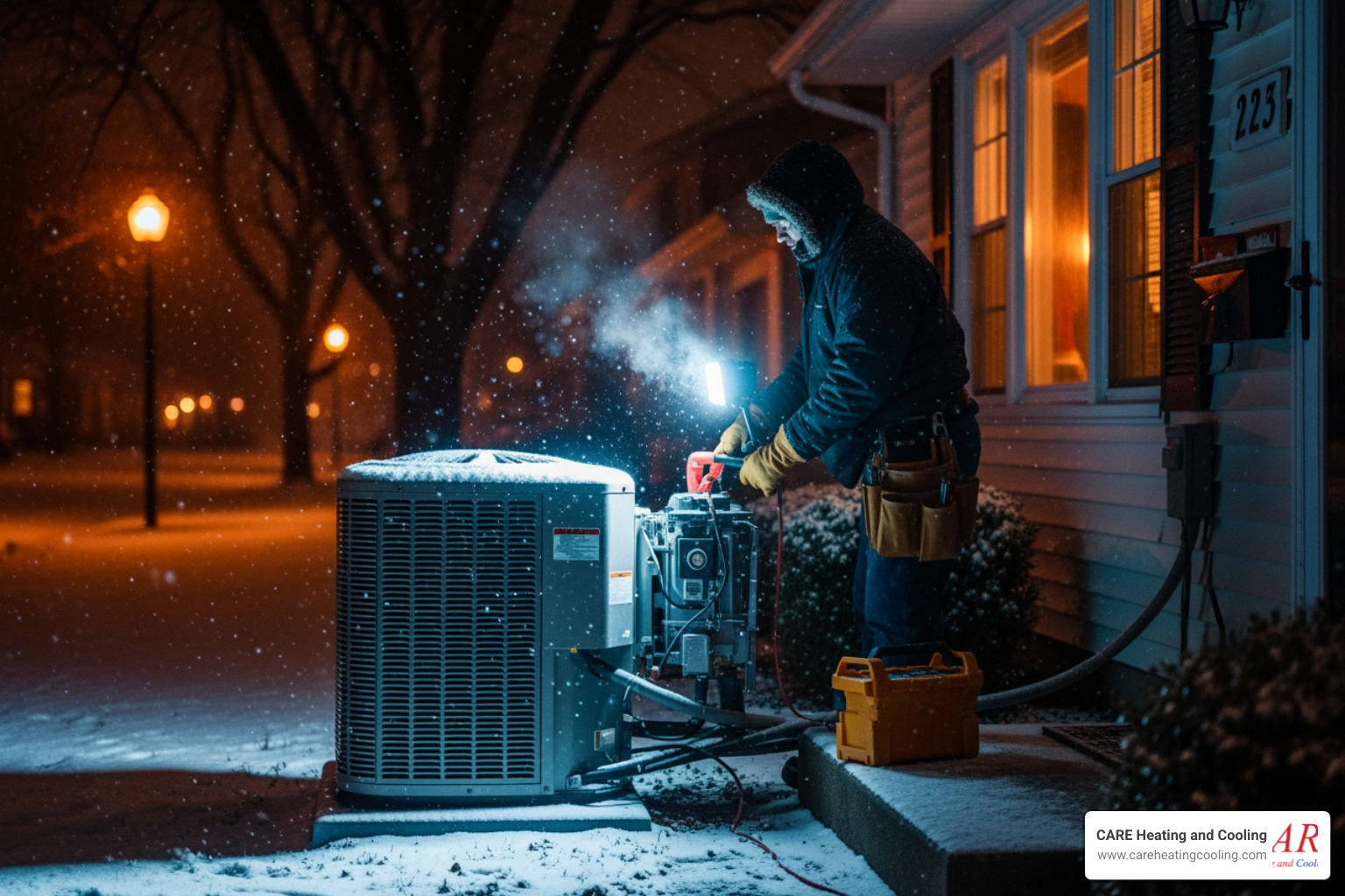 infographic showing five emergency heat pump warning signs: system won't turn on, strange grinding or squealing noises, ice buildup on outdoor unit, unusual burning smells, and inconsistent heating or cooling throughout the home - emergency heat pump repair in columbus, oh infographic showing five emergency heat pump warning signs: system won't turn on, strange grinding or squealing noises, ice buildup on outdoor unit, unusual burning smells, and inconsistent heating or cooling throughout the home - emergency heat pump repair in columbus, oh