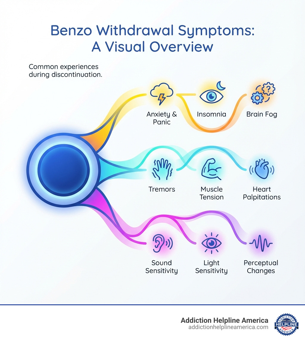 Person experiencing sensory overload in a gentle, illustrative way - Benzo withdrawal symptoms