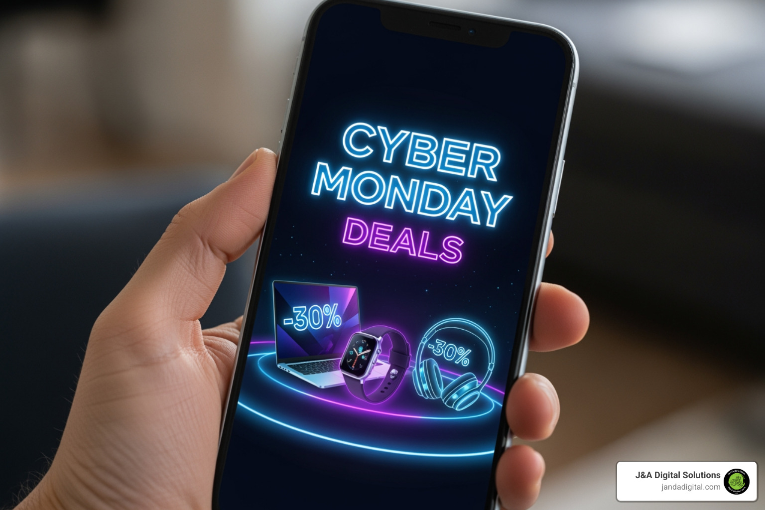 mobile optimized ecommerce website - cyber monday marketing strategies