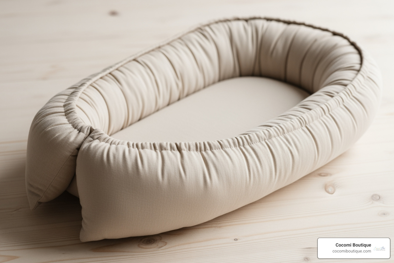 eco-friendly snuggle nest with organic cotton - snuggle nest comfort