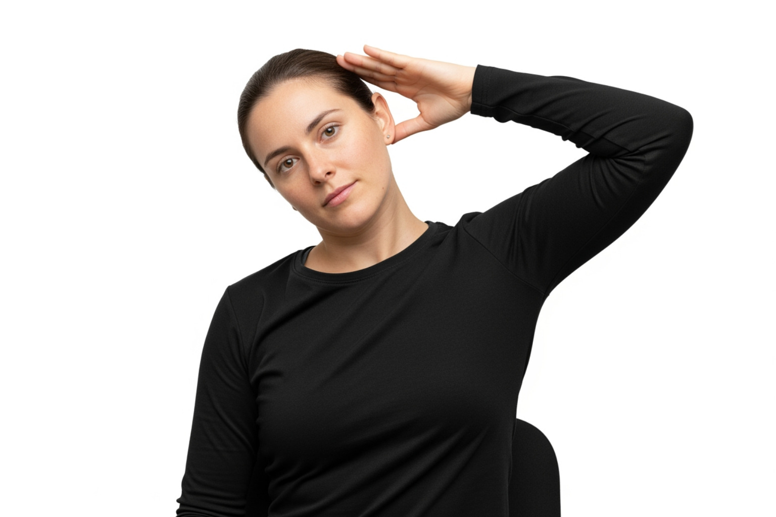 Ear-to-Shoulder stretch - trapezius stretch