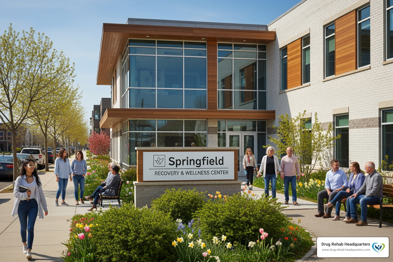 Group therapy session in progress - Springfield drug rehab