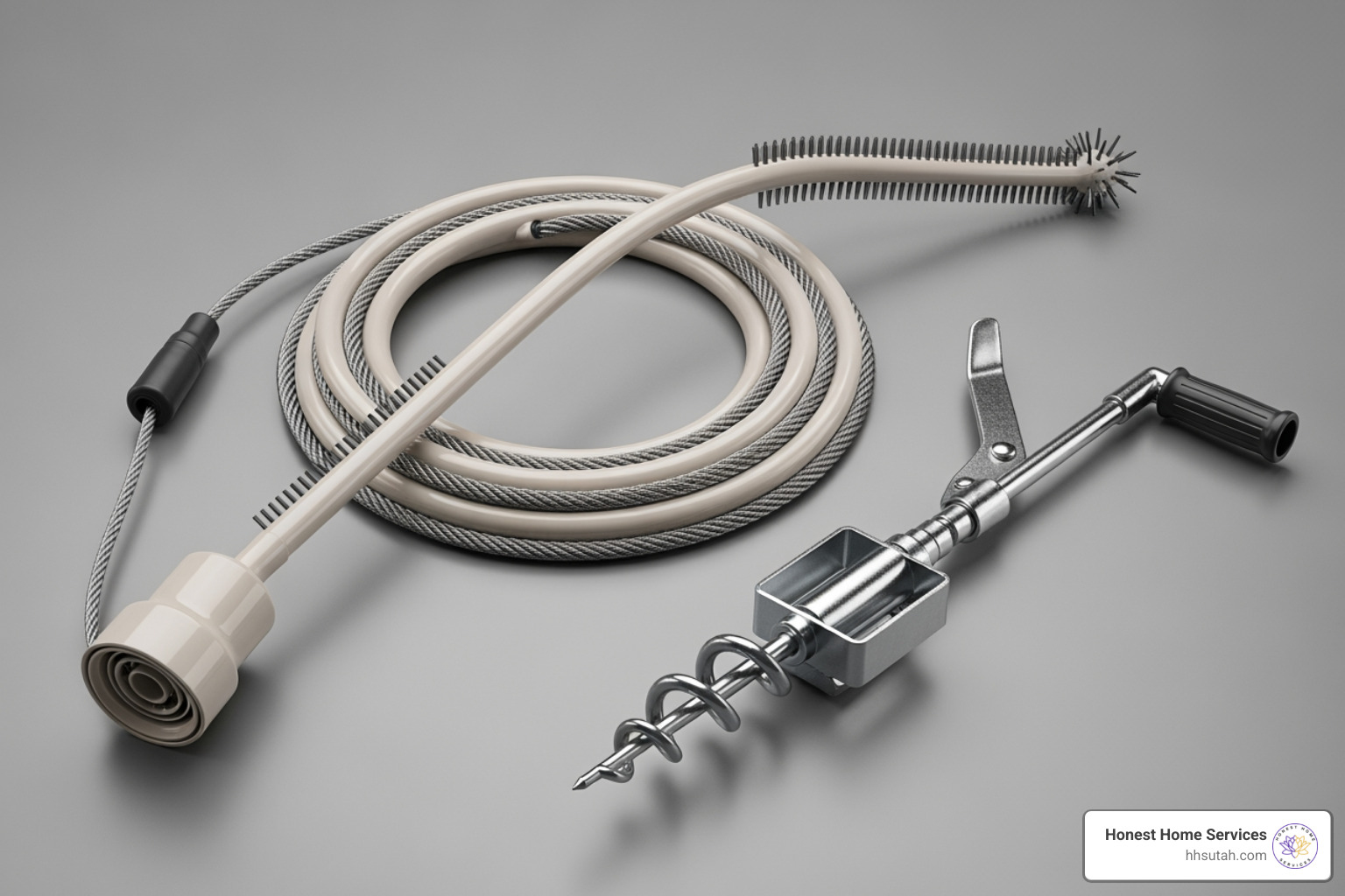 plastic drain snake and a small drain auger - Hair clog removal plastic drain snake and a small drain auger - Hair clog removal
