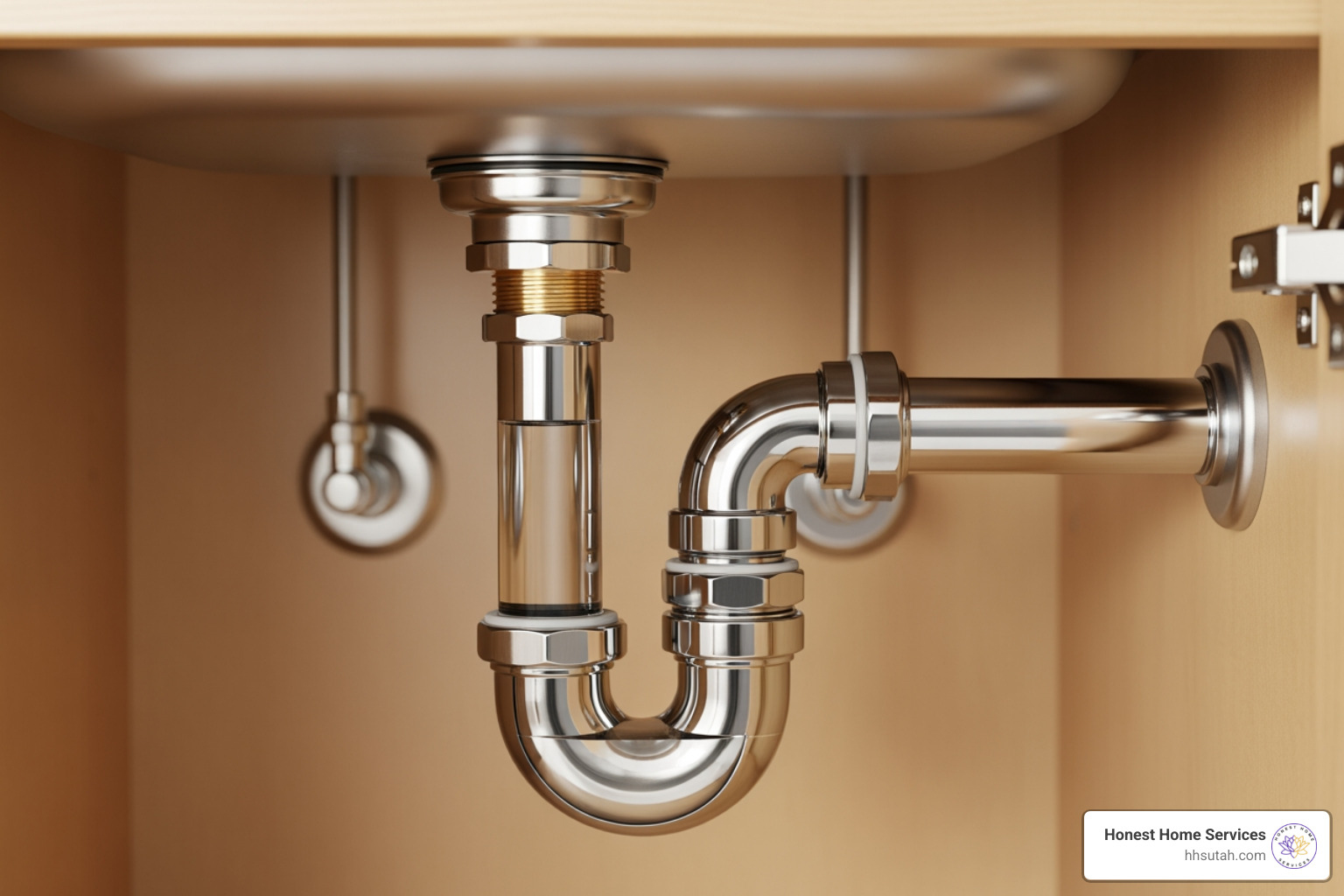 a labeled P-trap under a sink - how to clean drain smell a labeled P-trap under a sink - how to clean drain smell