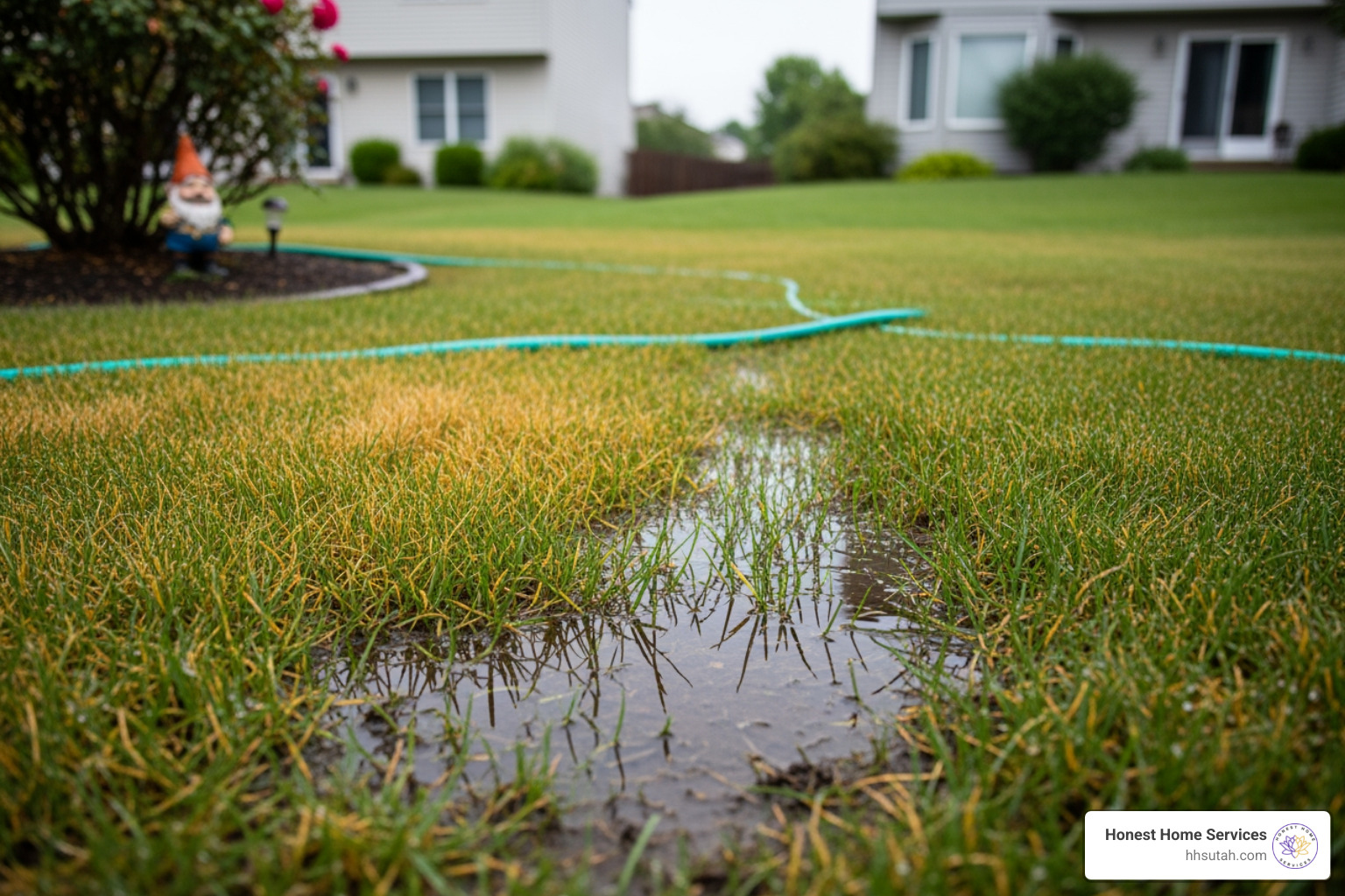 soggy patch of grass in yard - Sewer repair cost soggy patch of grass in yard - Sewer repair cost