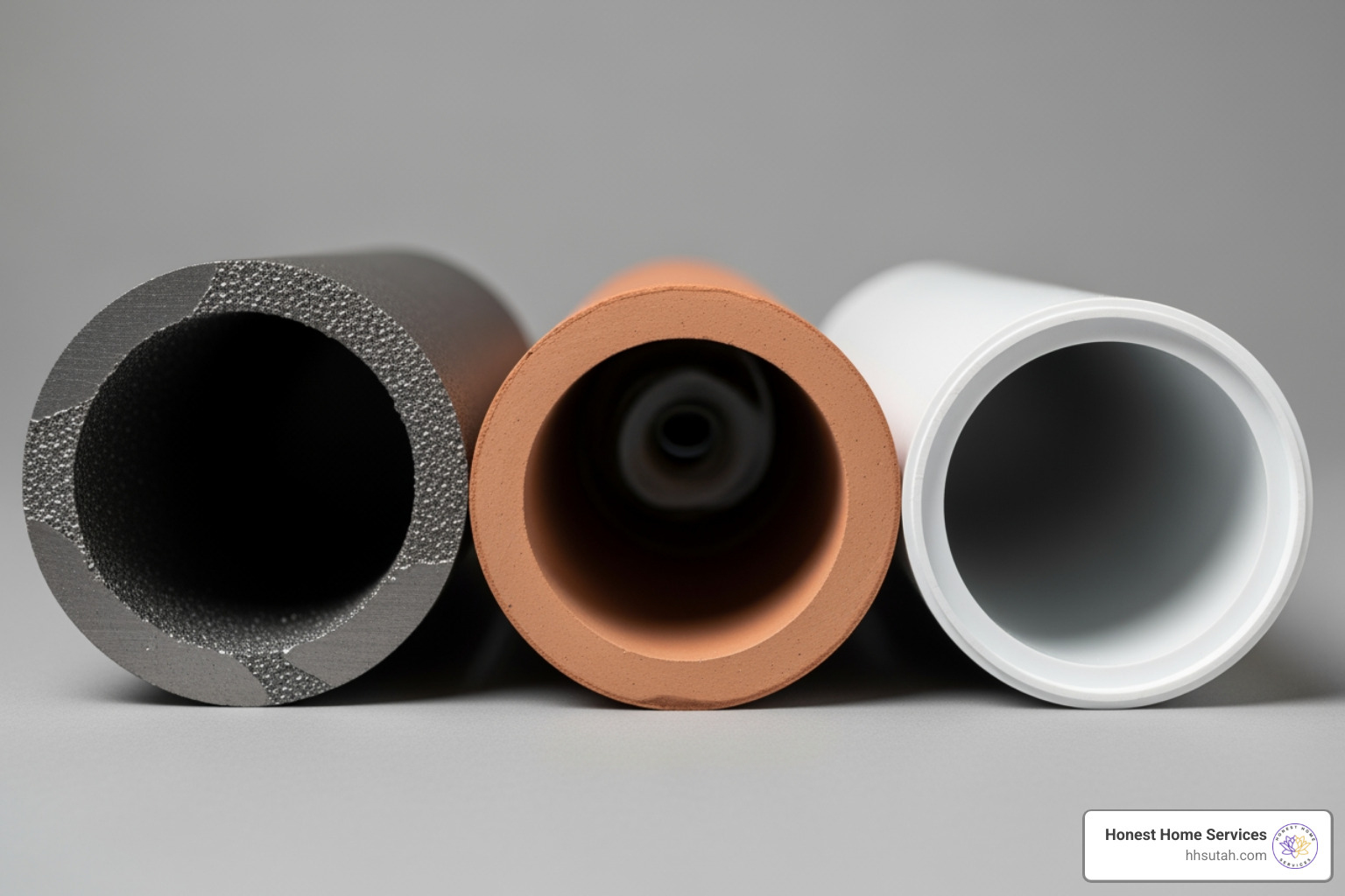 cross-sections of different pipe materials like cast iron, clay, and PVC - sewer mainline cross-sections of different pipe materials like cast iron, clay, and PVC - sewer mainline