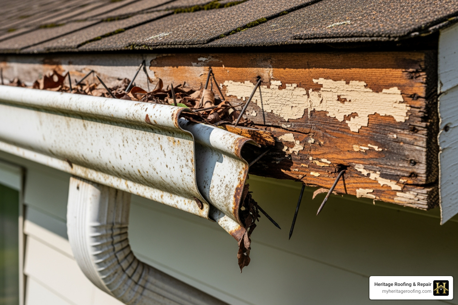 sagging gutter - Gutter repair Harrison AR