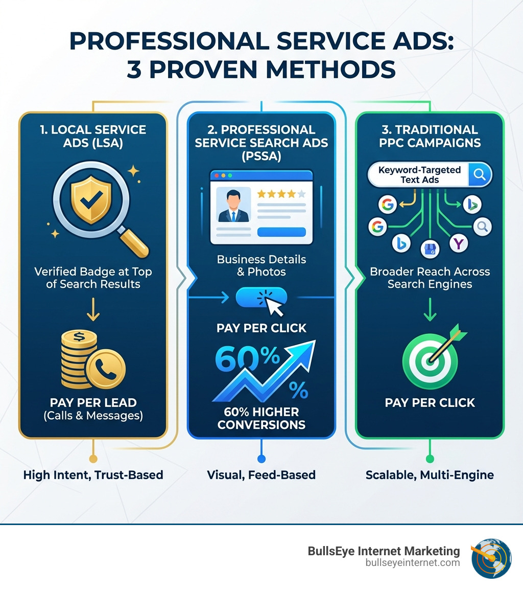Professional Service Ads: 3 Powerful Methods