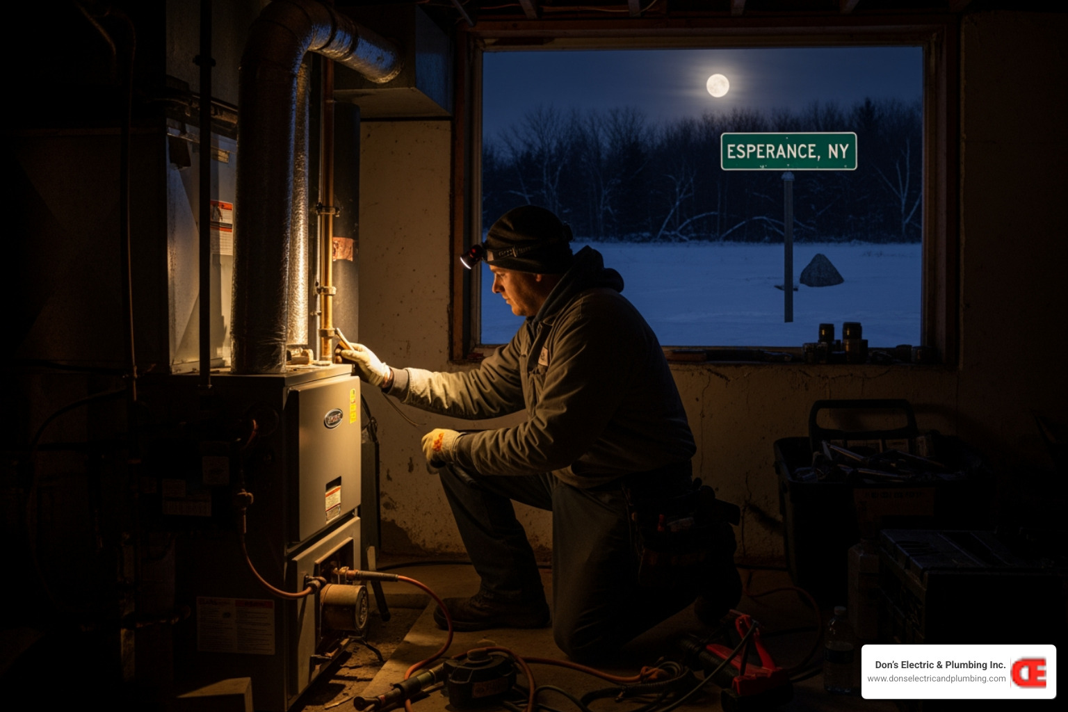 Infographic showing the immediate risks of furnace failure including frozen pipes within hours, carbon monoxide danger, extreme discomfort in sub-freezing temperatures, potential water damage from burst pipes, and health risks for vulnerable family members - 24 hour furnace repair in esperance, ny Infographic showing the immediate risks of furnace failure including frozen pipes within hours, carbon monoxide danger, extreme discomfort in sub-freezing temperatures, potential water damage from burst pipes, and health risks for vulnerable family members - 24 hour furnace repair in esperance, ny