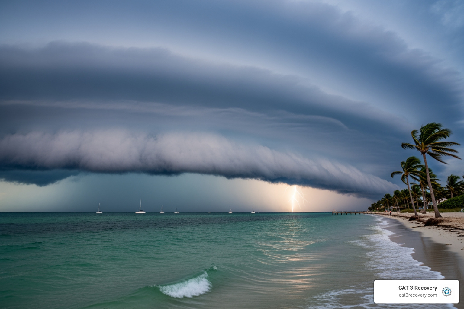 of a storm cloud over the Cape Coral coastline. - cape coral mold remediation of a storm cloud over the Cape Coral coastline. - cape coral mold remediation