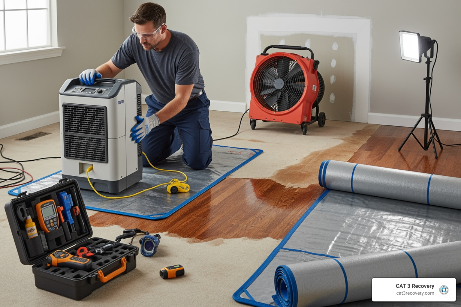 water damage restoration process from assessment to final repair - water damage restoration specialist