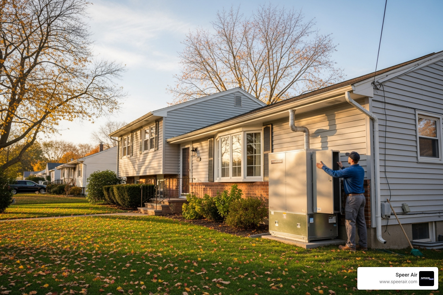 infographic showing three columns: column one labeled Lower Energy Bills with dollar sign and downward arrow showing 20-40% savings, column two labeled Improved Reliability with checkmark and wrench icon showing fewer breakdowns, column three labeled Better Indoor Air Quality with lungs icon and air quality indicator - affordable heating replacement in rockaway, nj infographic showing three columns: column one labeled Lower Energy Bills with dollar sign and downward arrow showing 20-40% savings, column two labeled Improved Reliability with checkmark and wrench icon showing fewer breakdowns, column three labeled Better Indoor Air Quality with lungs icon and air quality indicator - affordable heating replacement in rockaway, nj