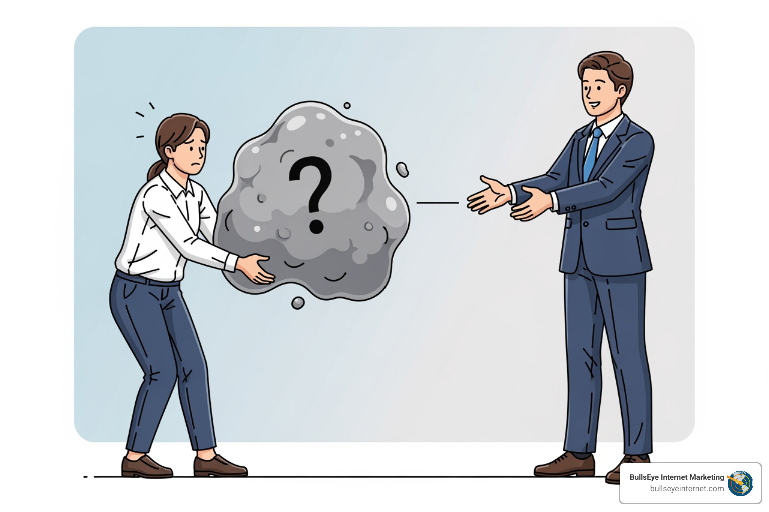 Diagram showing risk shifting from client to service provider in a Pay-for-Results model - Pay for results