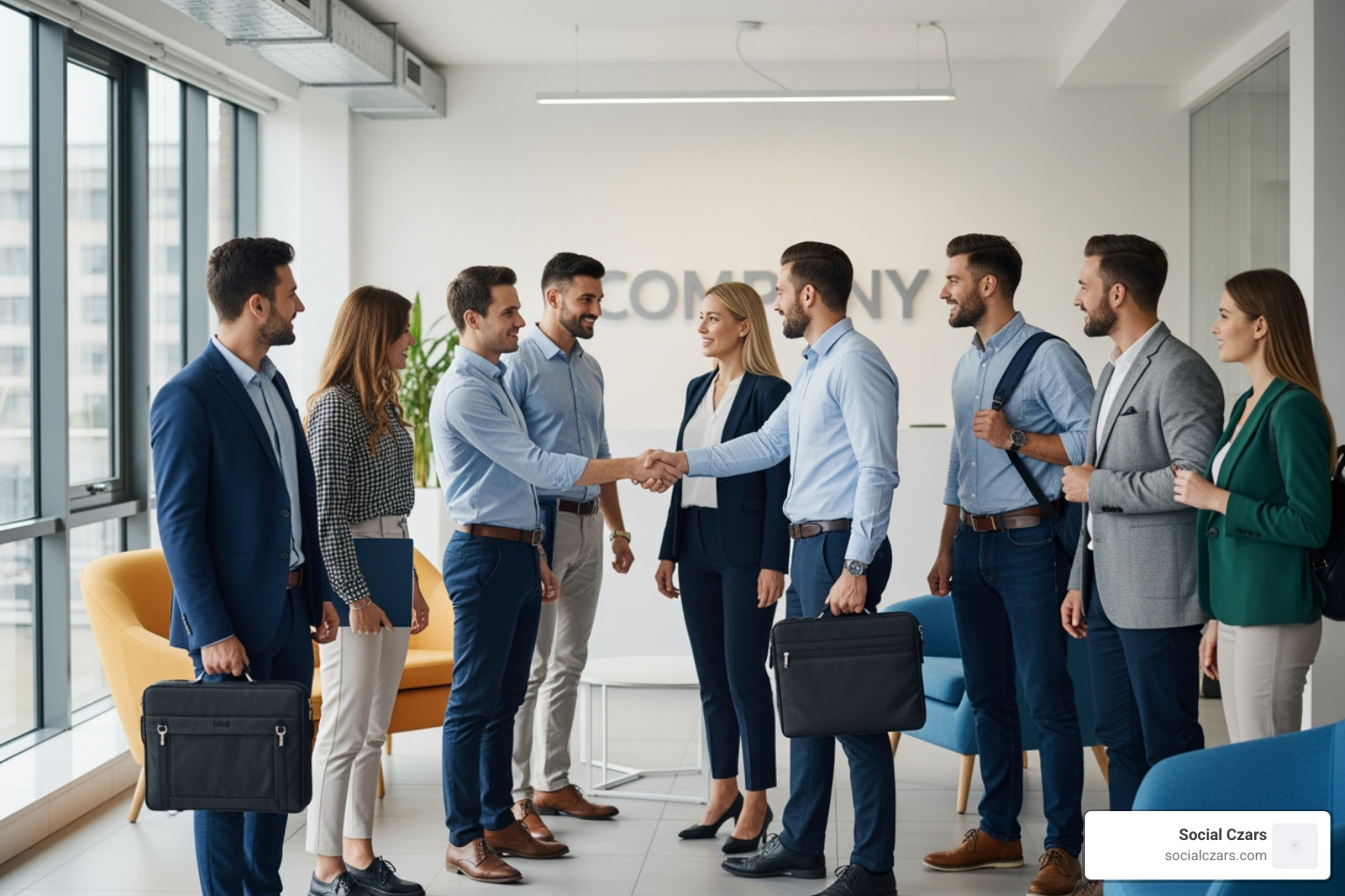 A diverse group of talented professionals joining a company - Why reputation matters