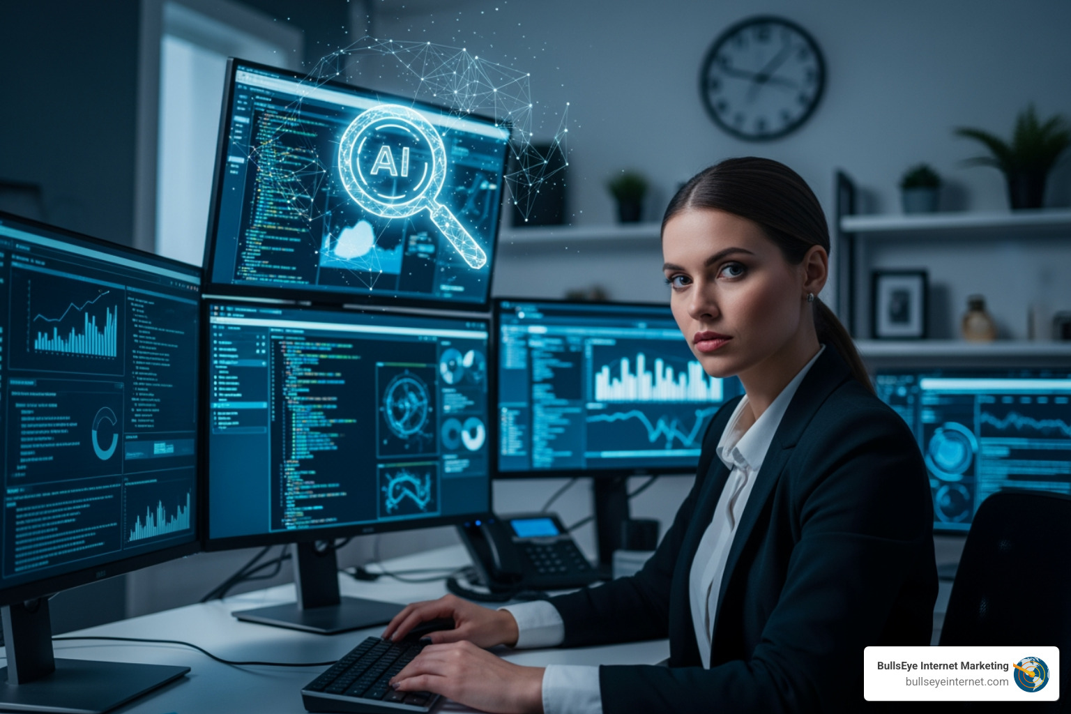Image of a website's content being highlighted and pulled into an AI answer box - AI search expert