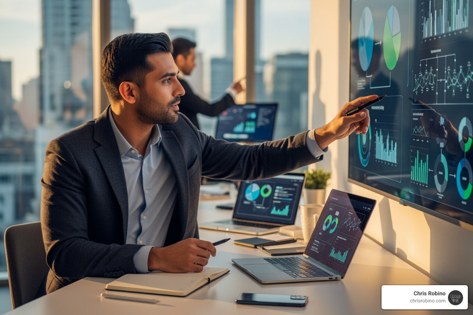 A strategic technology roadmap displayed on a whiteboard, showing interconnected phases, milestones, and key technologies for business growth and digital transformation. - Tech industry consultant