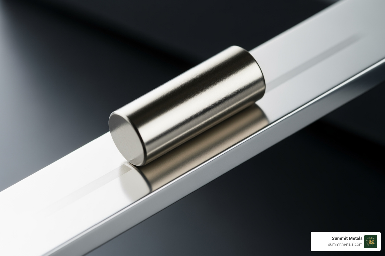 neodymium magnet sliding down a tilted silver bar - counterfeit silver bullion