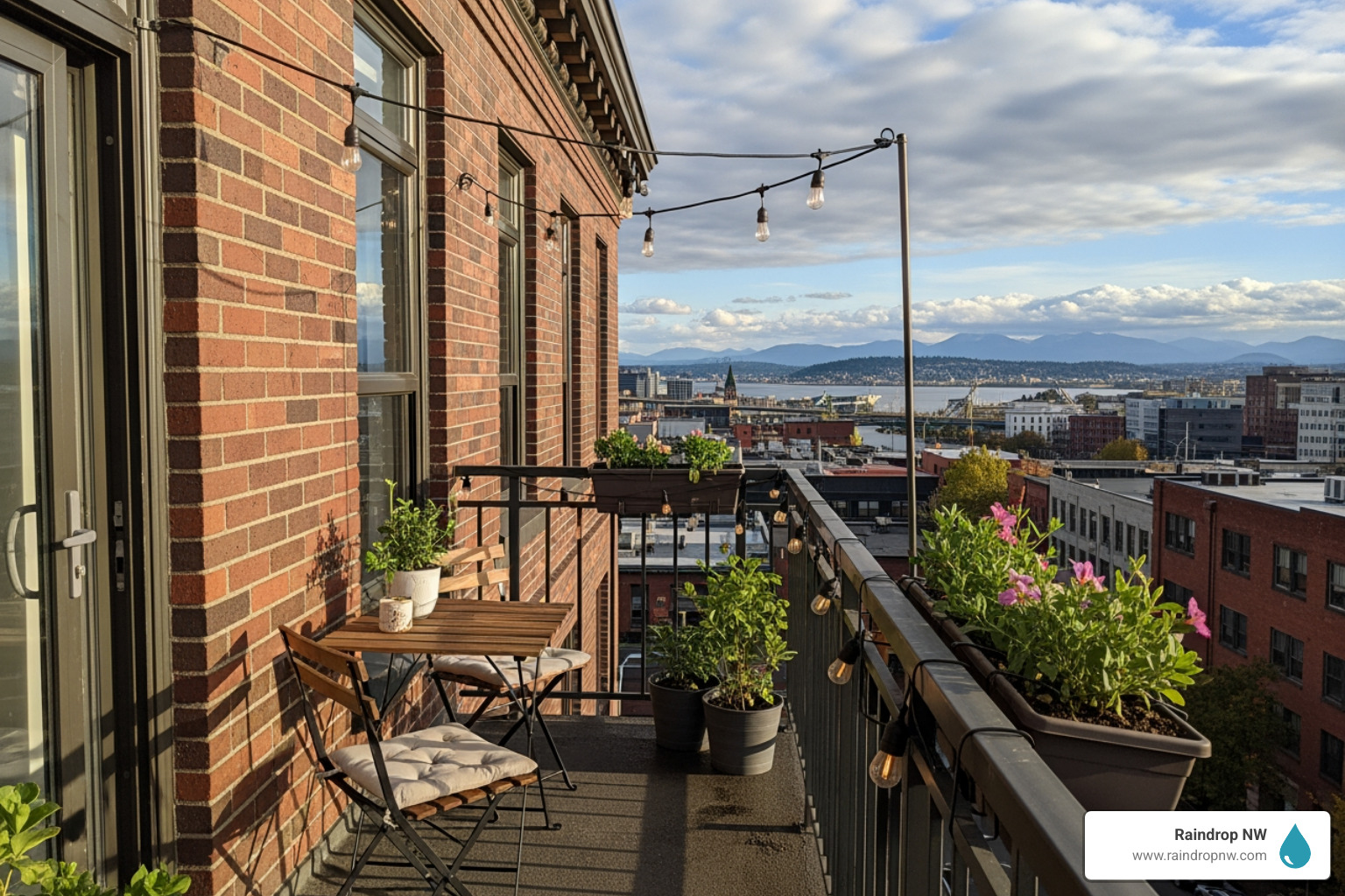 Infographic showing common balcony failure points including railing connections, ledger board attachment, decking surface, drainage systems, waterproof membrane integrity, and structural support beams with moisture damage indicators - balconies service in portland, or