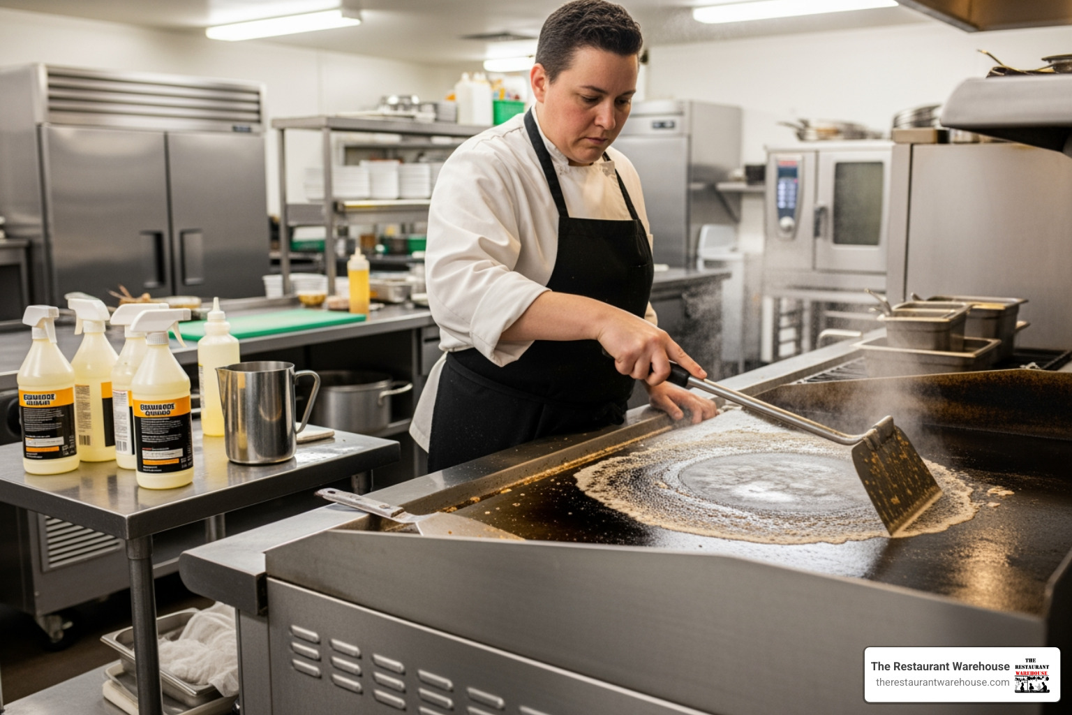 Commercial griddle cleaning - 48 commercial griddle Commercial griddle cleaning - 48 commercial griddle