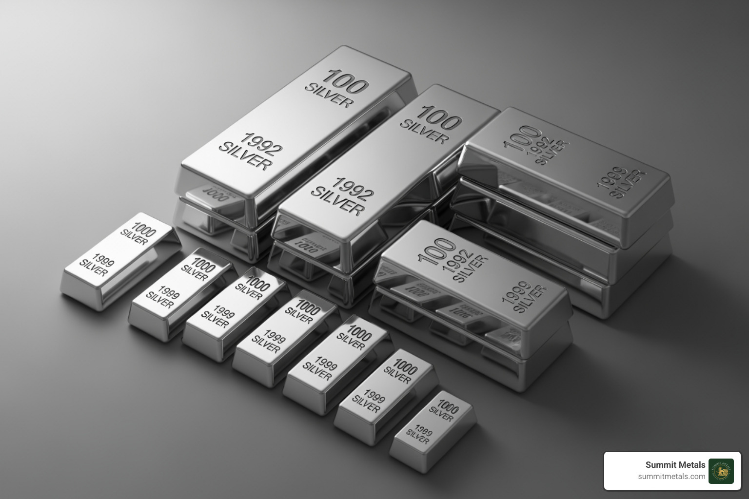 various silver bar sizes - investing silver bars