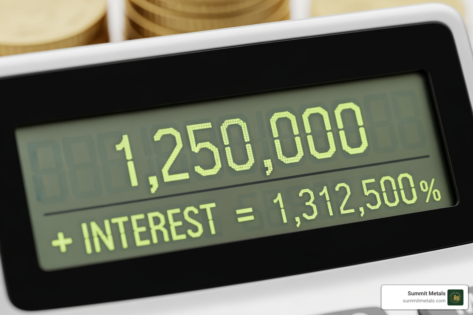 calculator screen showing the value calculation for a Gold Maple Leaf - 1 oz canadian maple leaf gold coin in grams