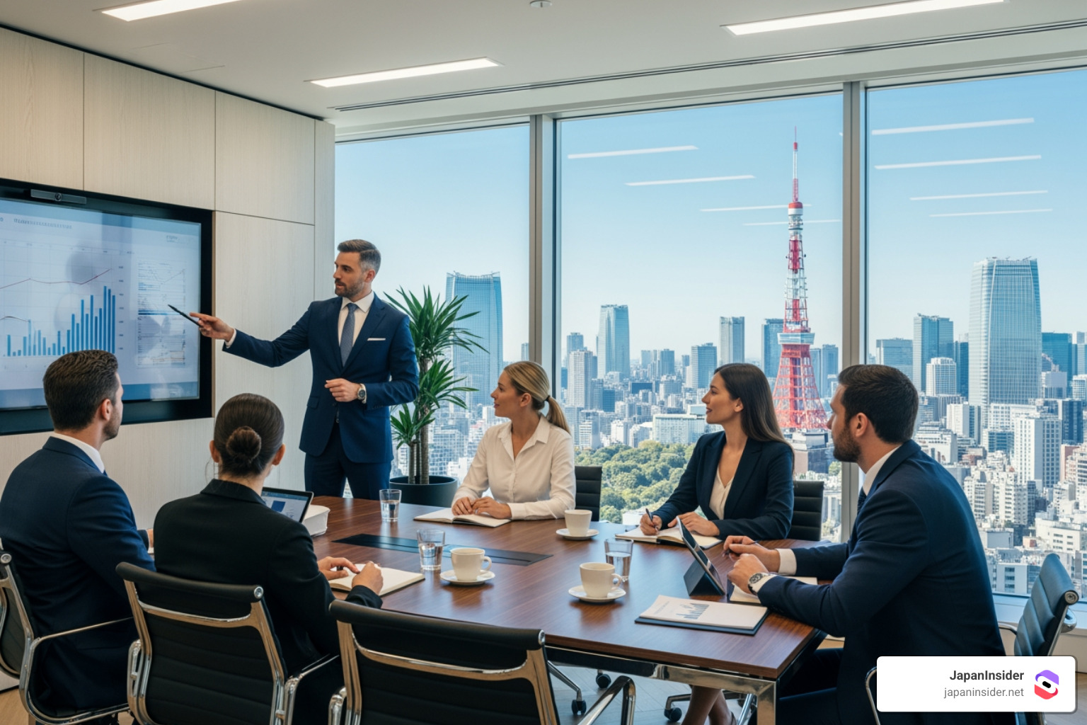 professional business meeting in Tokyo office - Japanese business etiquette guide