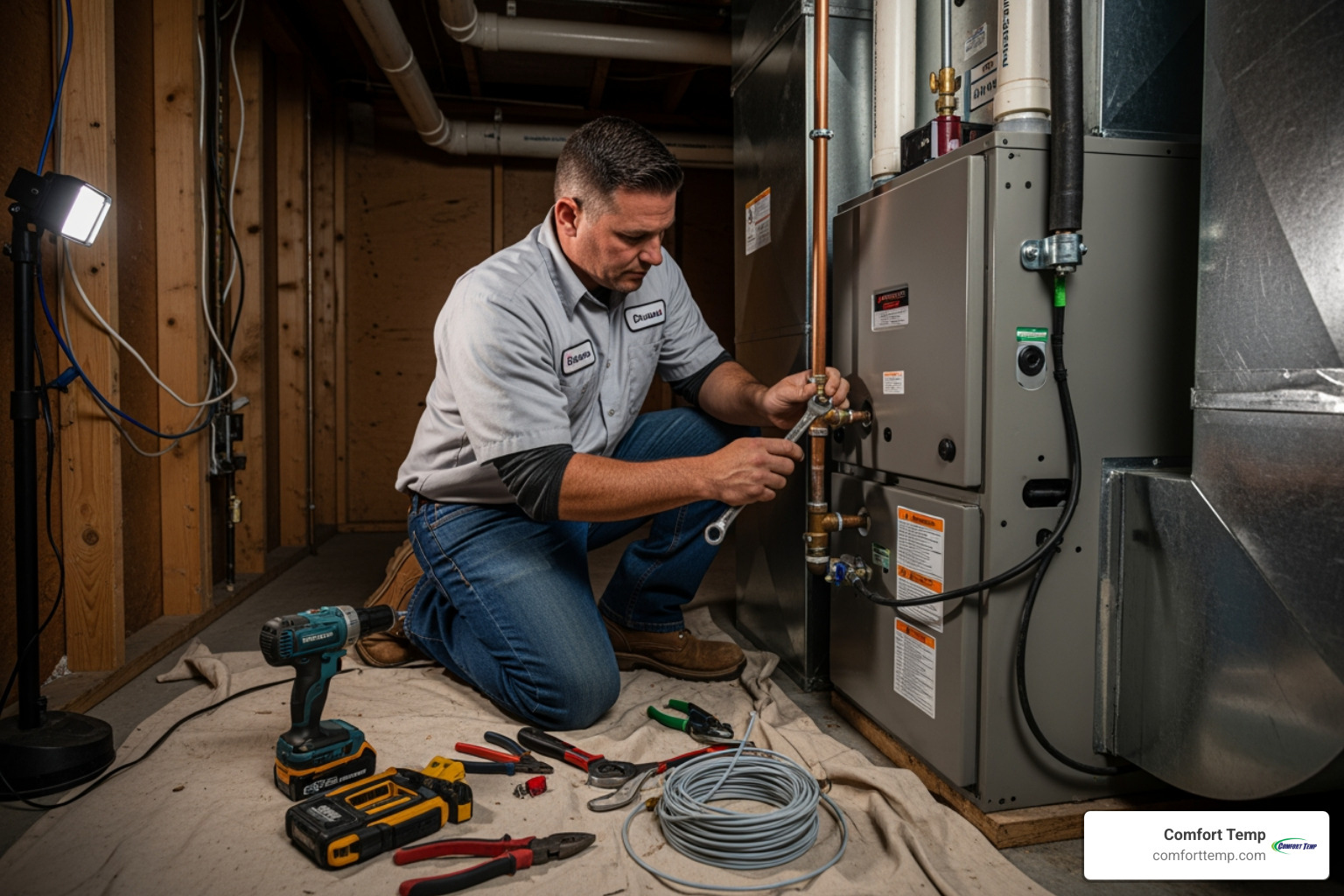 Diagram showing components of both a gas and electric furnace - furnace installation jacksonville Diagram showing components of both a gas and electric furnace - furnace installation jacksonville