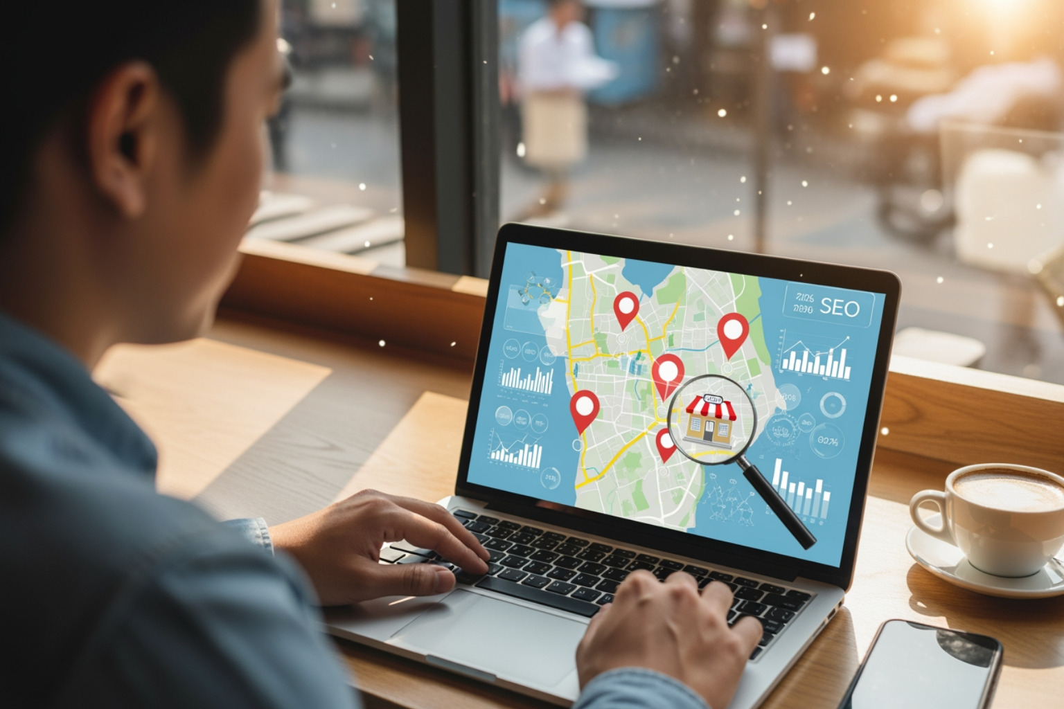 website's location page with an embedded map - local SEO optimization website's location page with an embedded map - local SEO optimization