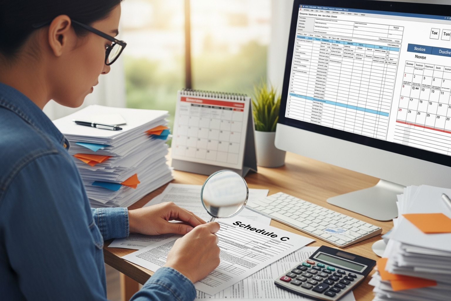 Schedule C tax form - contract labor schedule c