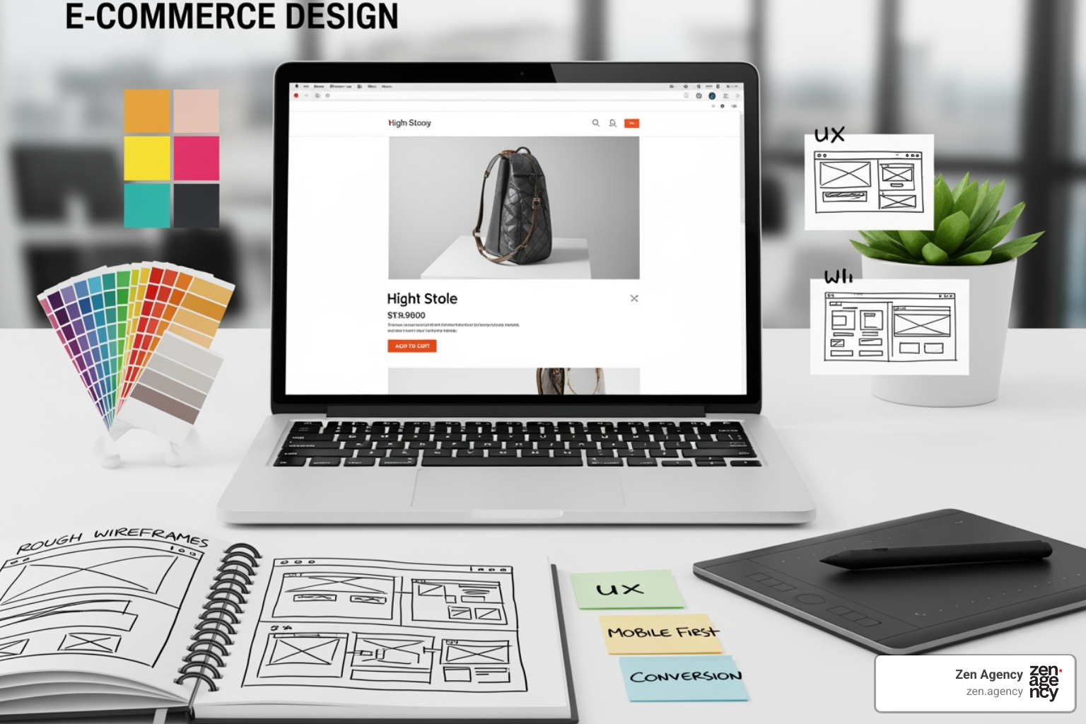 well-structured product page layout - E-commerce design services well-structured product page layout - E-commerce design services