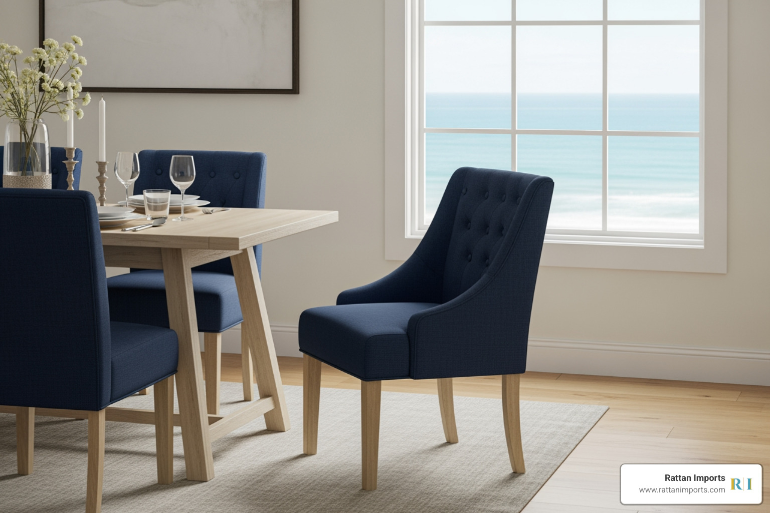 navy blue dining arm chair coastal - navy blue dining arm chair