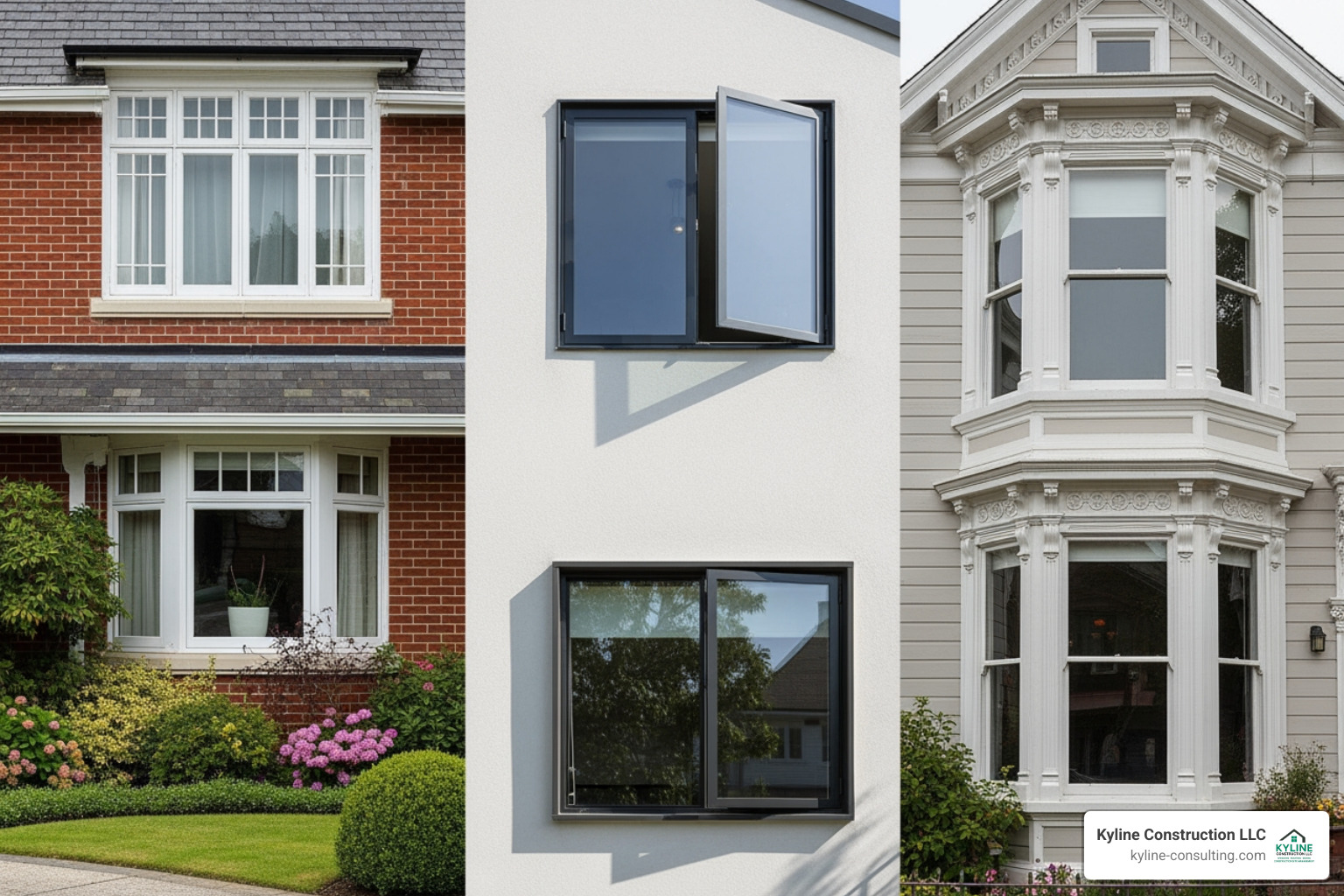 various window styles like double-hung, casement, and bay windows - window companies cleveland