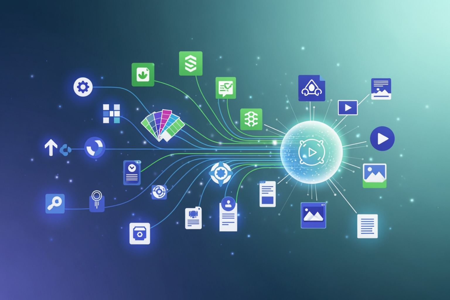 Dashboard for a brand asset management system - brand asset management