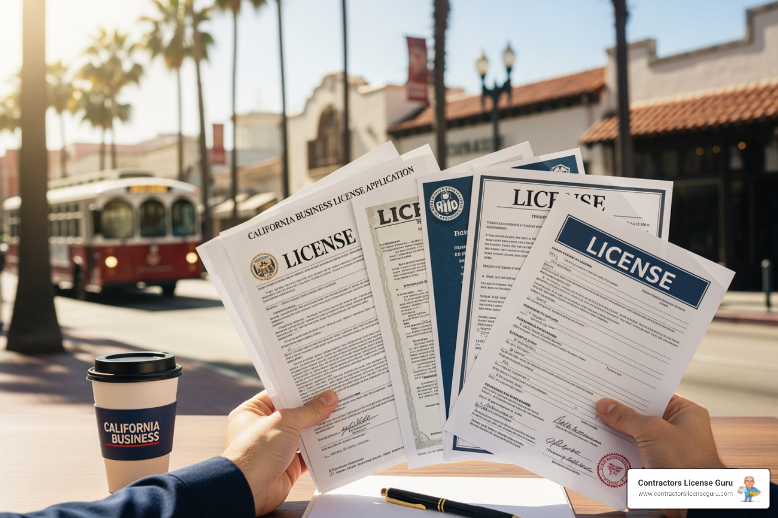 Sample business license certificate - california business licenses