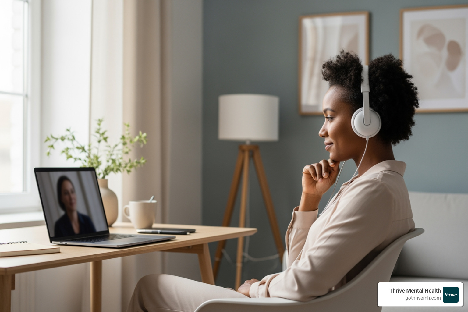 person having a discreet virtual therapy session from their home office - Which comprehensive mental health programs accommodate challenging schedules? person having a discreet virtual therapy session from their home office - Which comprehensive mental health programs accommodate challenging schedules?