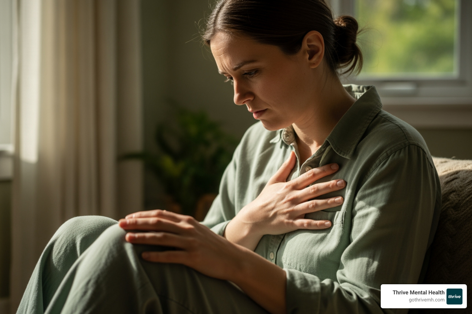 Visual showing mental and physical anxiety symptoms - Which top-rated services provide comprehensive anxiety management?