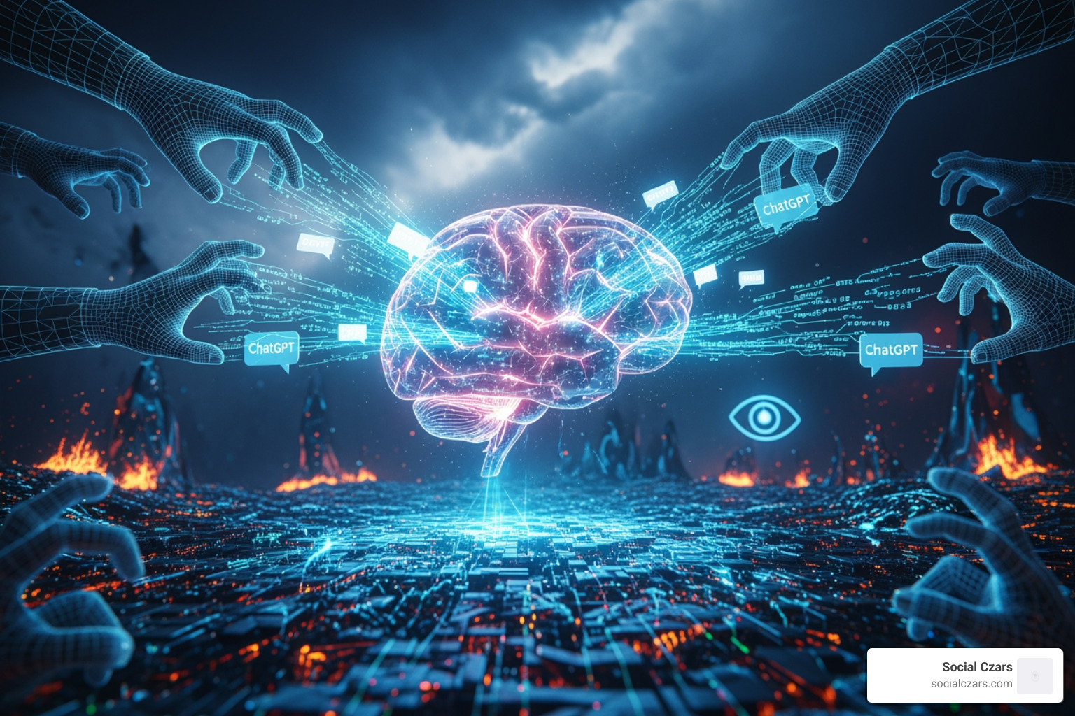 Google search result page dominated by an AI Overview, pushing organic results below the fold - Crisis SEO for ChatGPT