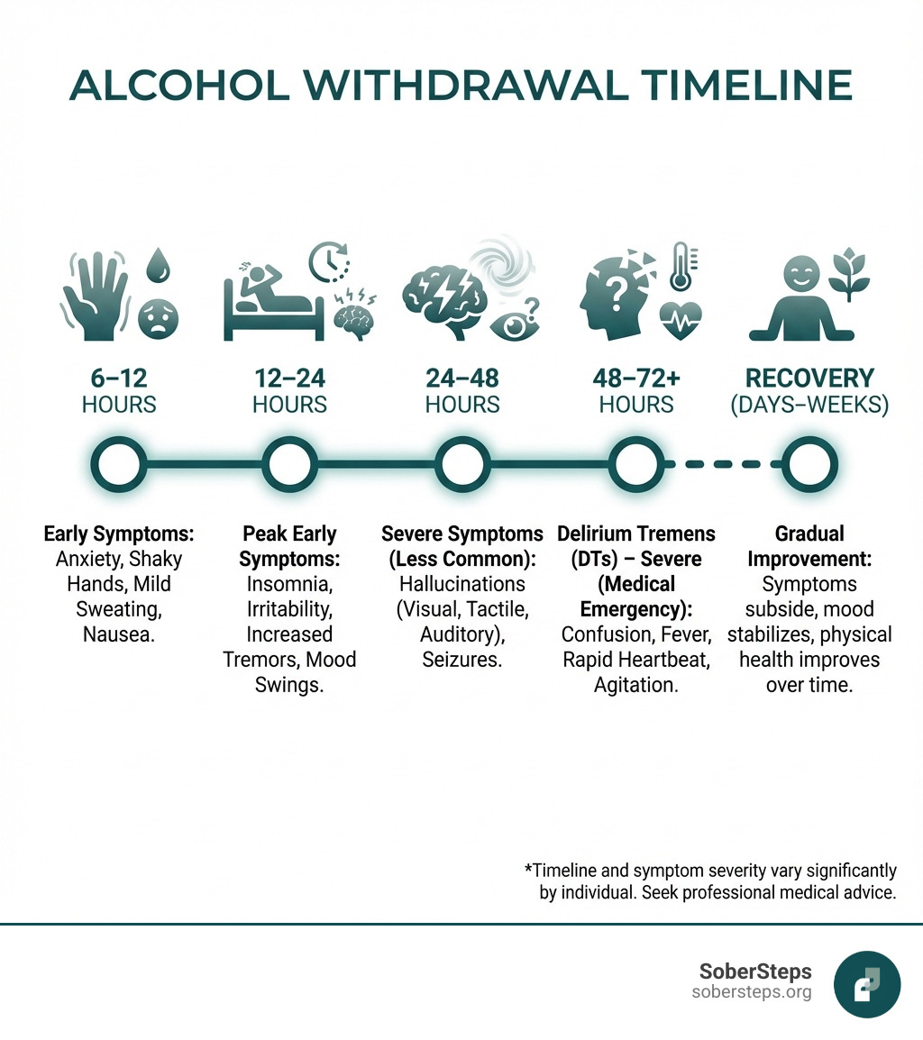 alcohol withdrawal timeline - Alcohol Withdrawal