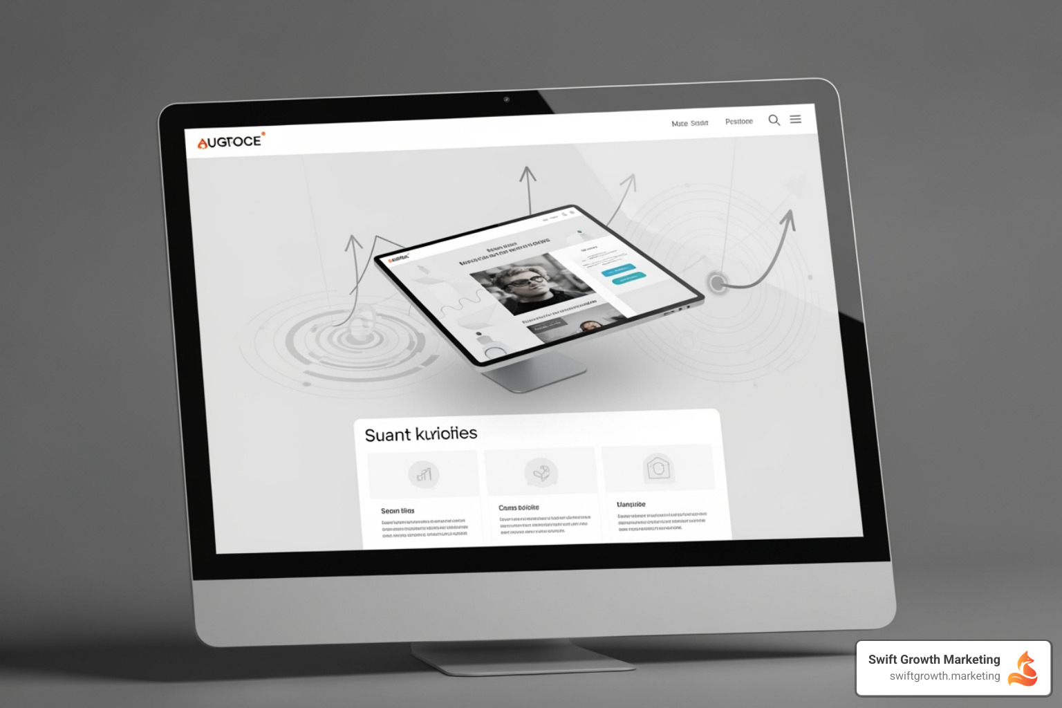 Infographic explaining how professional web design boosts advertising ROI - advertising solutions web design