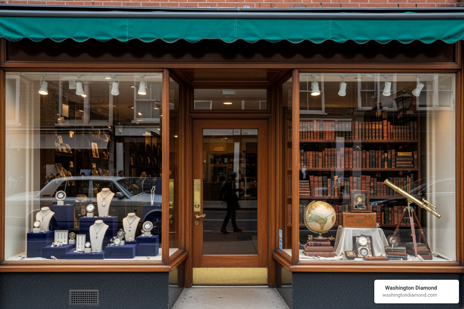 classic, neat storefront - jewelry store mclean va