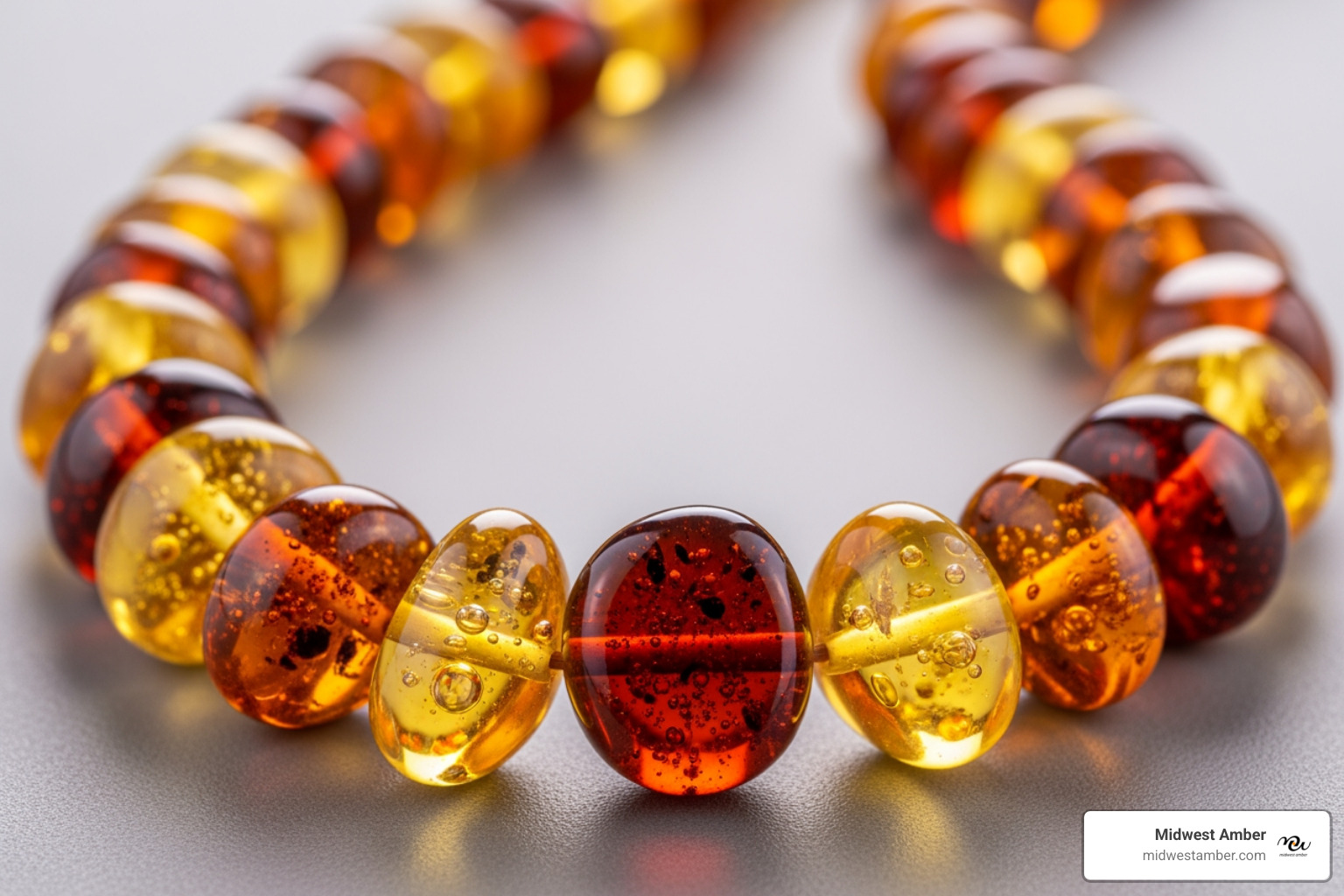 Baltic amber necklace - amber baltic sea jewelry
