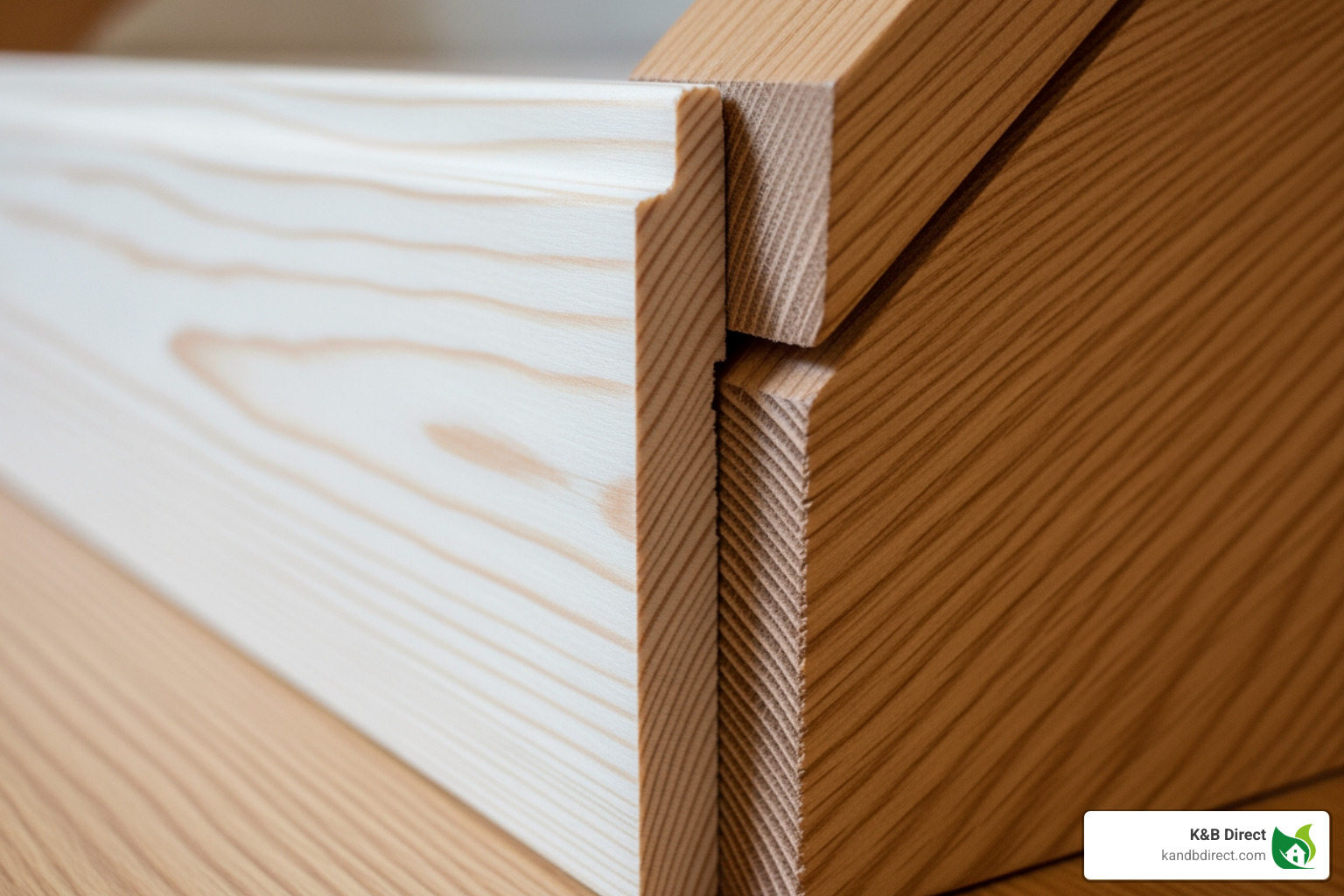 problem of thin baseboard meeting thick skirtboard - baseboard stairs trim transition