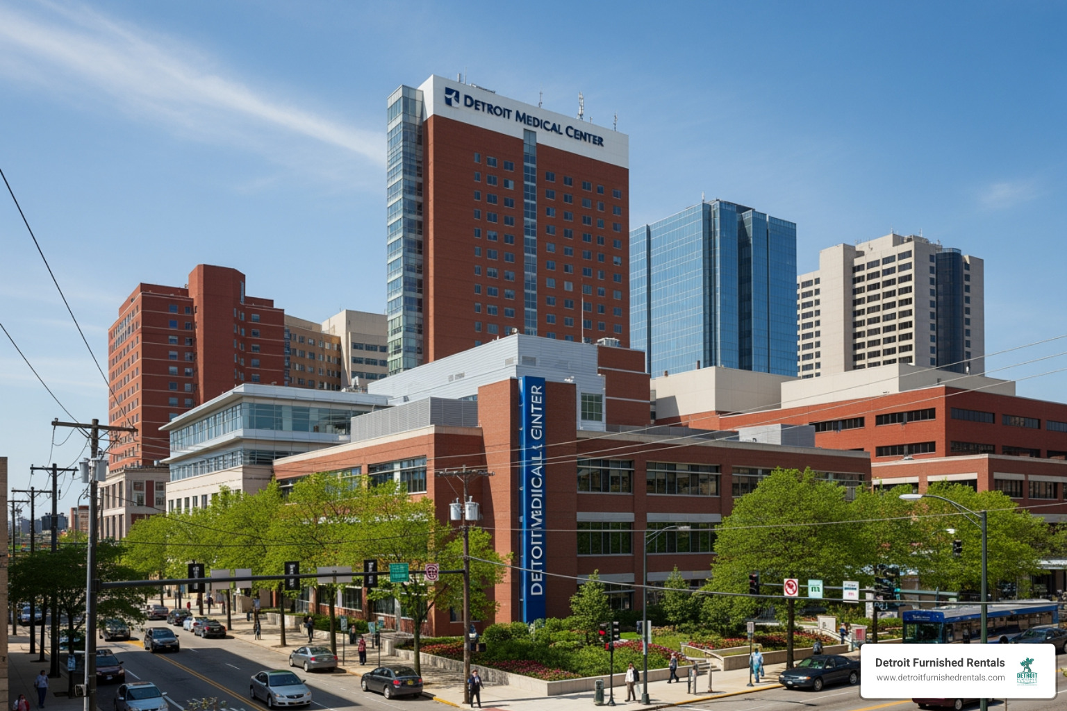 Detroit Medical Center campus - furnished rentals near hospitals Detroit