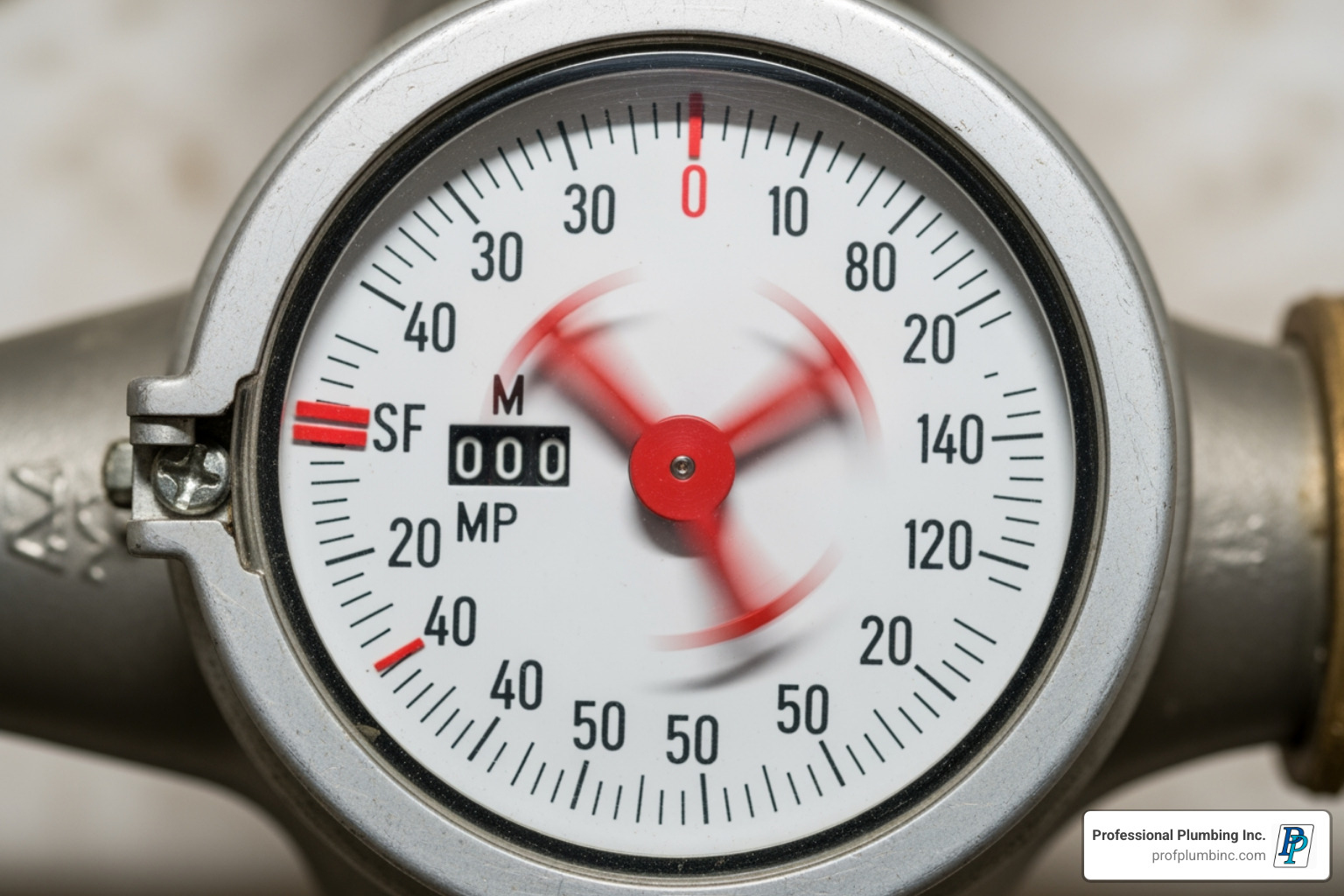 a water meter dial spinning when no water is being used - Slab Leak Detection and Repair Orange County